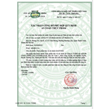 HỘP LỚN 30 VIÊN Gastosic - hỗ trợ trào ngược dạ dày