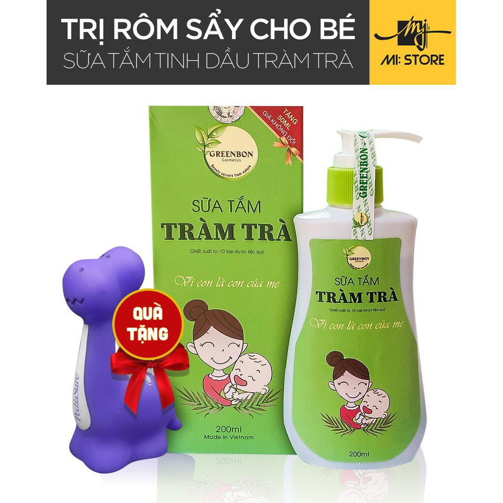 Sữa tắm tràm trà cho bé