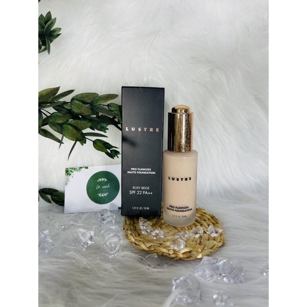 Kem nền Lustre Pro Flawless Matte Foundation (Hàn Quốc) - Bản dupe hoàn hảo của Giorgio Armani luminous silk foundation