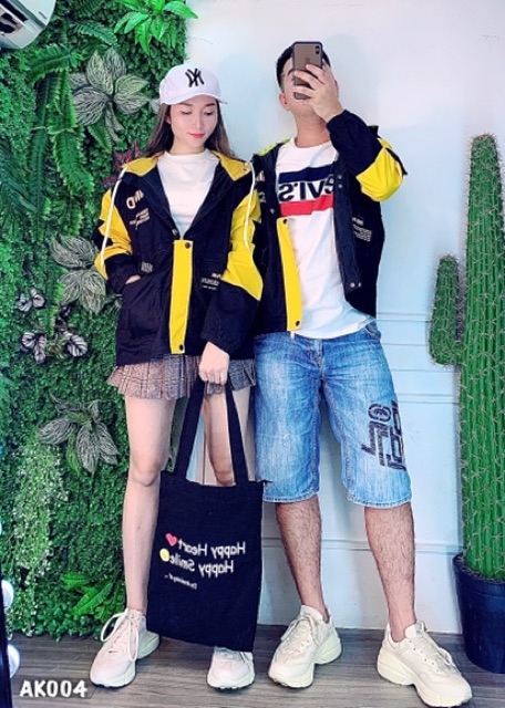 🌈𝐆𝐈𝐀́ 𝐗𝐔̛𝐎̛̉𝐍𝐆💢004 Áo Khoác Kaki - Đen Vàng 2 Lớp Cao Cấp (Bomber Jacket) | BigBuy360 - bigbuy360.vn