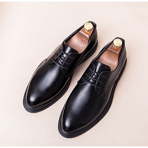 Giày Tây DECEMBER Modern Derby Black - DE2202