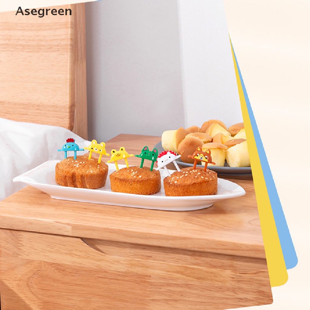 [Asegreen] Nĩa Ăn Trái Cây Hình Động Vật Hoạt Hình mini Dễ Thương