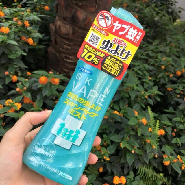 Xịt chống muỗi và côn trùng Skin Vape - nội địa Nhật