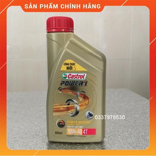Dầu nhớt xe máy Castrol Power 1 10w40 (800ml) CHÍNH HÃNG.
