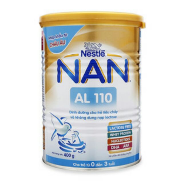 Sữa Nan all 110 400g dành cho trẻ bị tiêu chảy (date 2021)