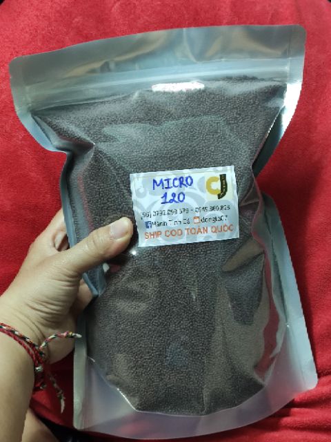 1kg Cám Micro 120 [VIÊN NỔI kt 1.2mm]