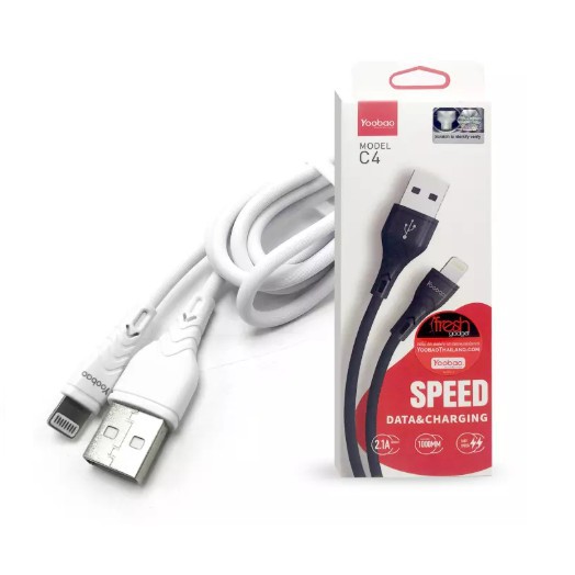 COMBO cốc sạc 2 cổng USB và dây sạc dài 1m YOOBOO CBO 722S + C4 + C5