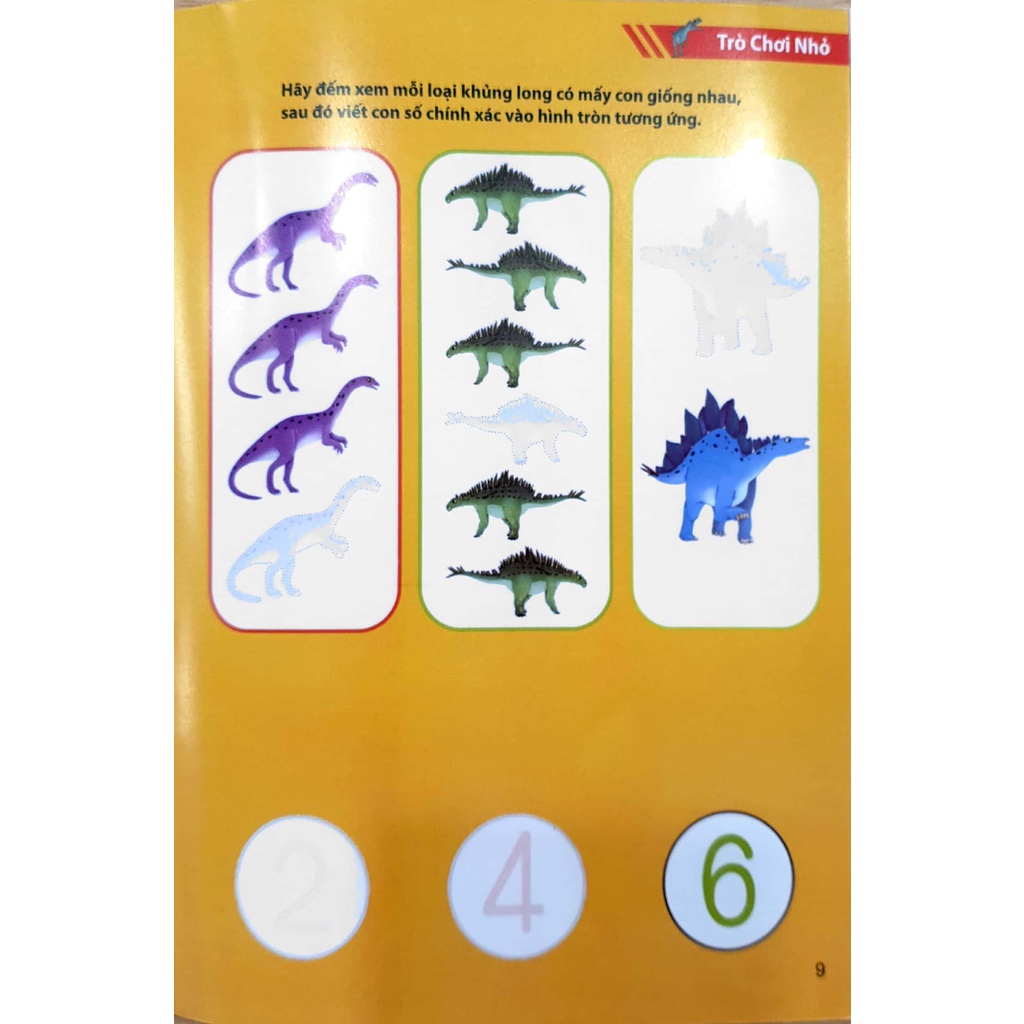 Sách - Hình dán Sticker Vương Quốc Khủng Long