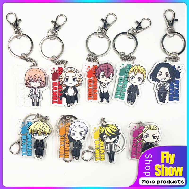 Móc Khóa Nhựa Acrylic Hai Mặt Họa Tiết Nhân Vật Sano Manjiro Trong Tokyo Ghoul