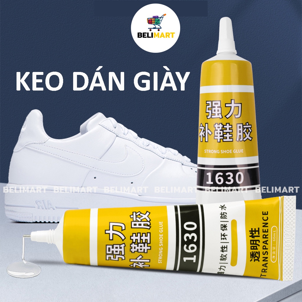 Keo dán giày thể thao siêu dính, keo dán giày da dùng nhiệt trong suốt không tổn thương da Beli BL004