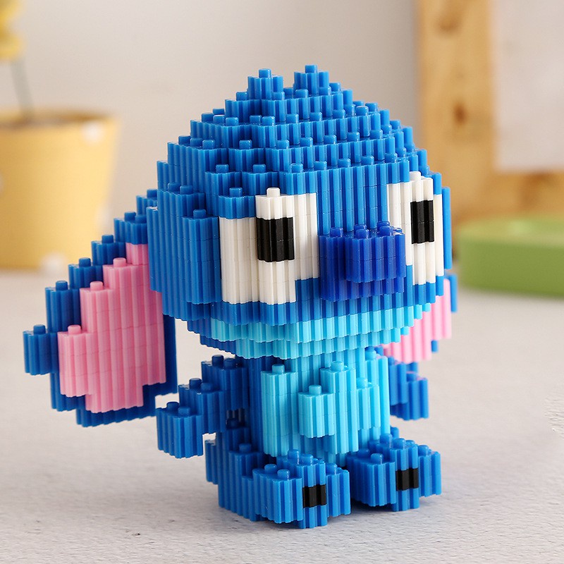 ĐỒ CHƠI XẾP HÌNH LEGO 3D MÔ HÌNH ĐỘNG VẬT THU NHỎ SIÊU DỄ THƯƠNG- LILO &amp; STITCH