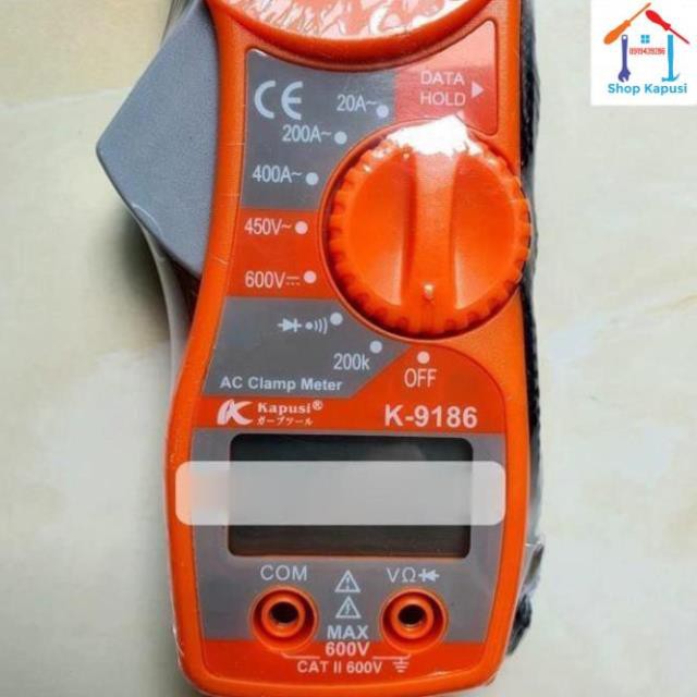 Ampe kềm đo điện hãng Kapusi Nhật Bản K-9186 cao cấp (Kapusi112)
