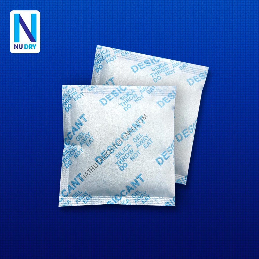 Gói Hút Ẩm 500G quy cách 20 Gram Silicagel - hạt hút ẩm thực phẩm quần áo giày dép máy ảnh hoa khô NU DRY