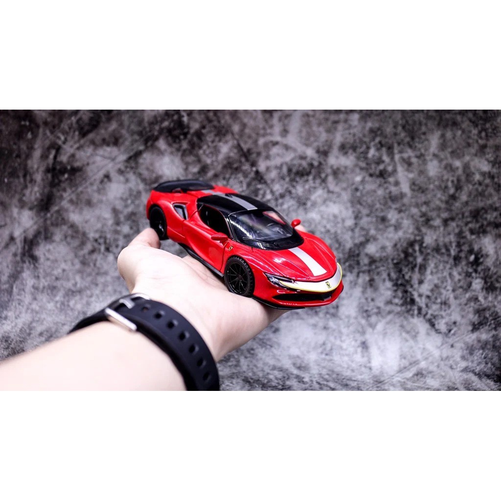 MÔ HÌNH XE FERRARI SF90 STRADALE RED 1:32 7476