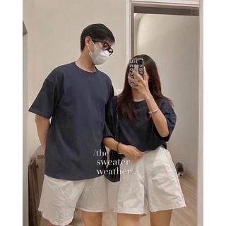 áo thun trơn basic form rộng-3158 dày