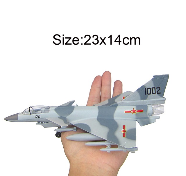 Mô hình kim loại nhựa máy bay J-10 Fighter