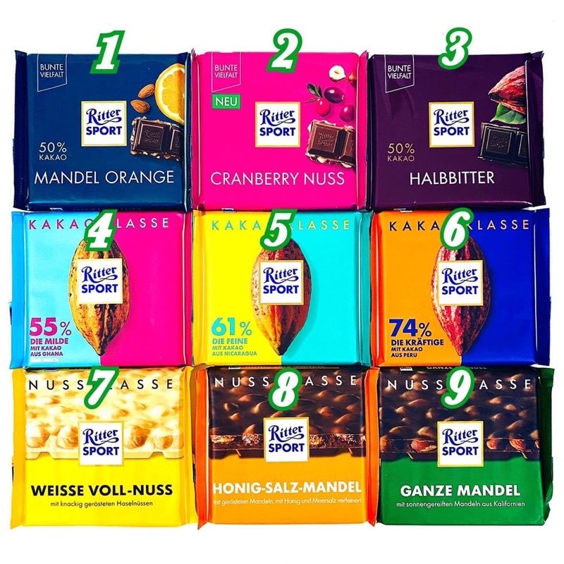 Socola Ritter Sport (100g) - Đức