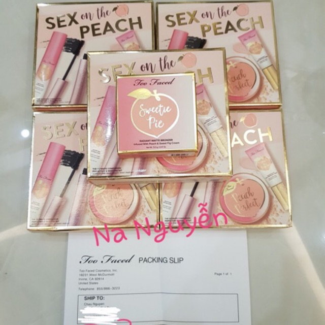 SET TRANG ĐIỂM MAKEUP TOO FACED