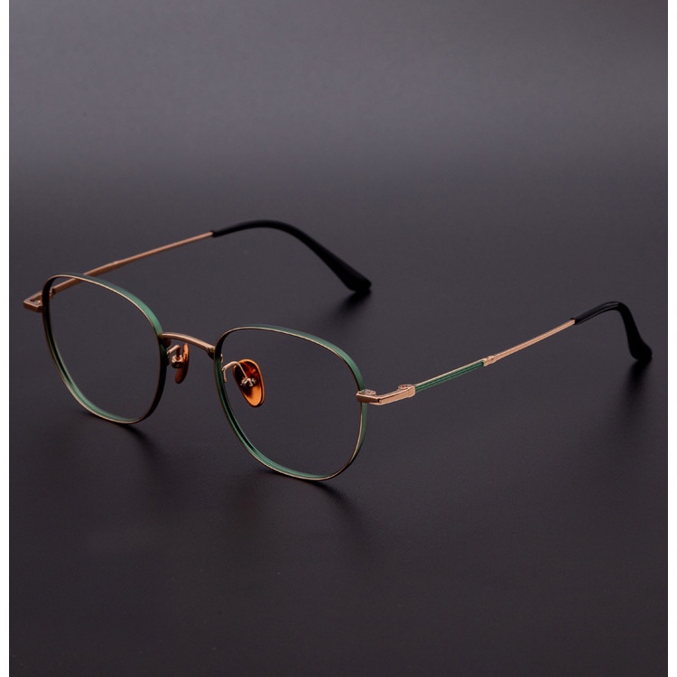 Hevia Mắt Kính Gọng Titan Siêu Nhẹ pt081 Thời Trang Cho Nam Và Nữ