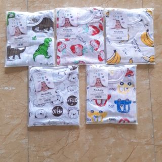 Bộ cotton giấy dành cho bé trai/ bé gái( giao màu ngẫu nhiên)