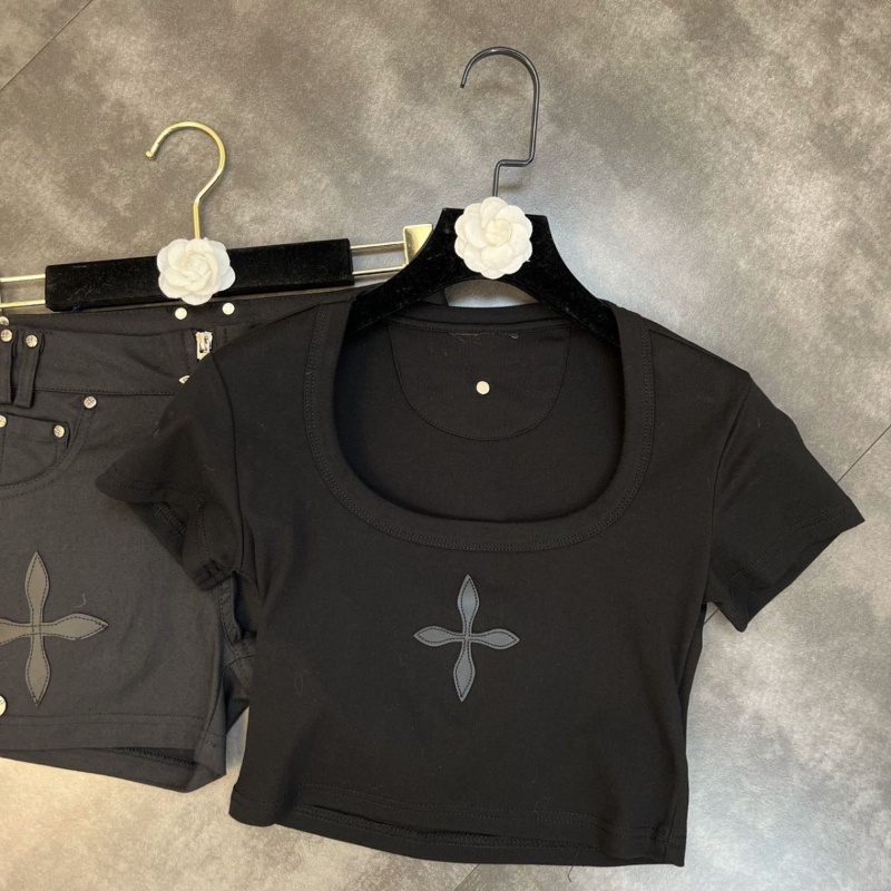 Áo Thun COZOK Ngắn Tay Cổ Vuông Thời Trang Cá Tính