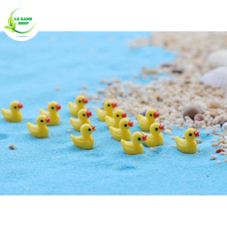 Tiểu Cảnh Vịt Con Mini, Phụ Kiện Trang Trí Tiểu Cảnh Chậu Kiểng, Sen Đá , Xương Rồng (&lt;2cm)