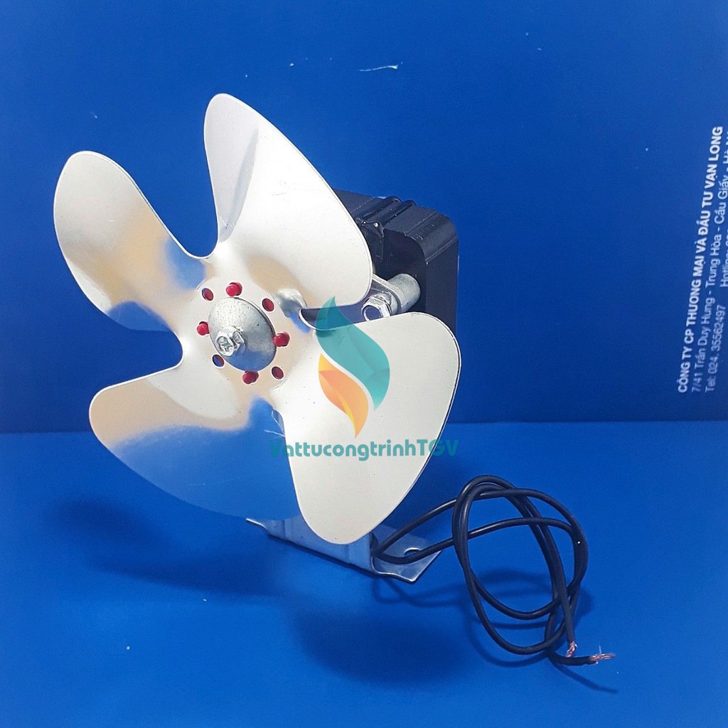 Bộ motor quạt 220V - 4/27W + cánh nhôm 12cm