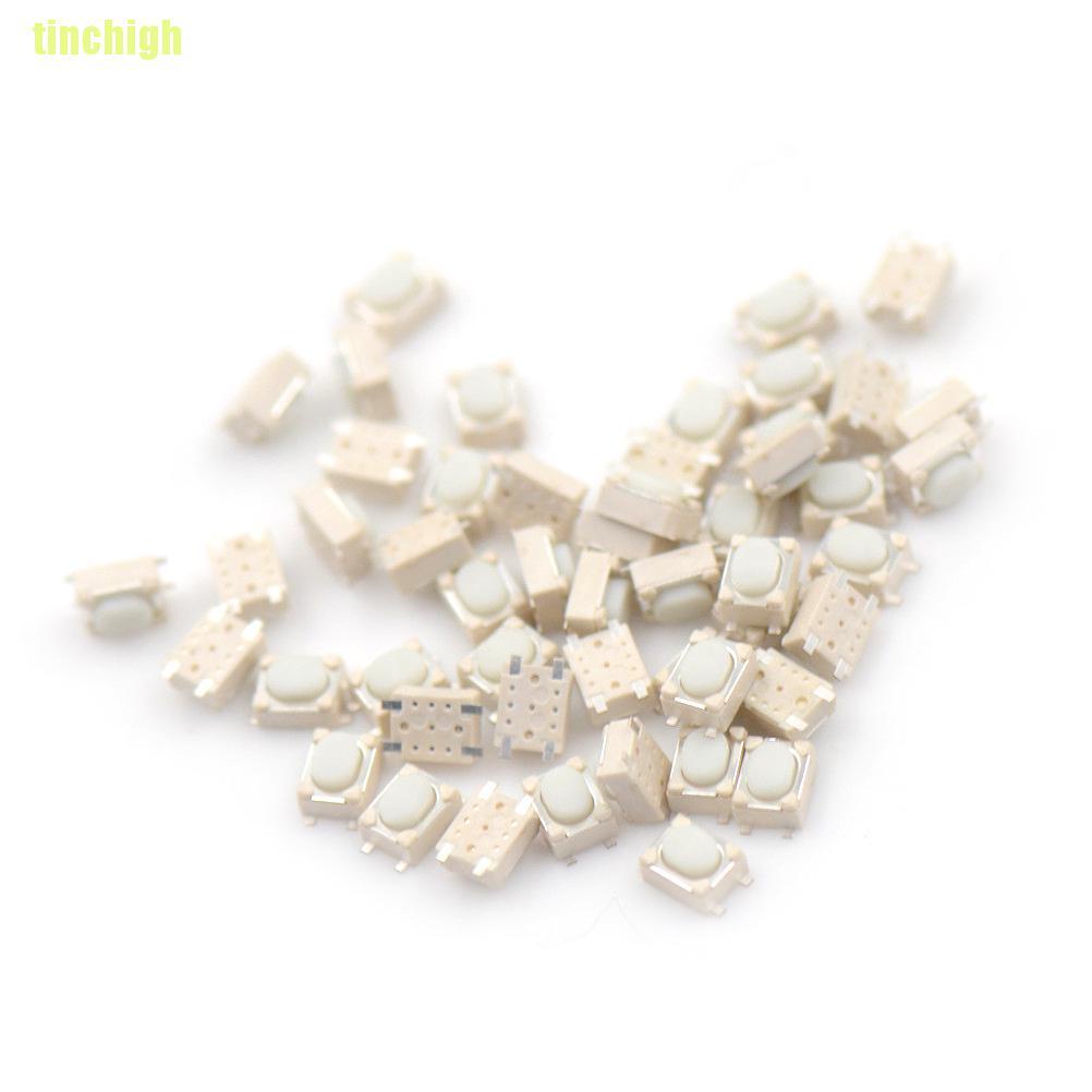 50 Công tắc nút nhấn 3x4 x 2.5mm 4 chấu smd chuyên dụng
