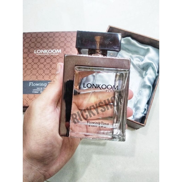 Nước Hoa Nam Chính Hãng LONKOOM FLOWING TIME 100ML Mùi Hương Nam Tính Thơm Nam Lôi Cuốn Mạnh Mẽ