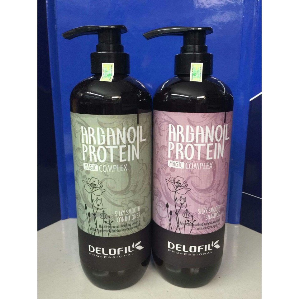 ( cặp dầu gội protrin ) Dầu Gội Arganoil Protein Delofil Dưỡng Ẩm Phục Hồi Tóc Hư Tổn Ngăn Ngừa Gàu 800ml | BigBuy360 - bigbuy360.vn