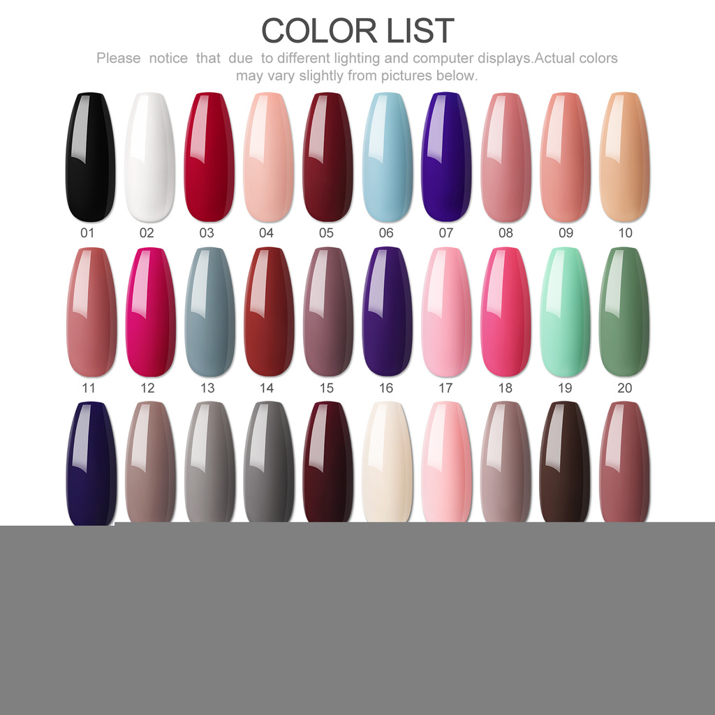 Gel Sơn Móng Tay Không Cồn Lâu Trôi 1 Màu 8ml