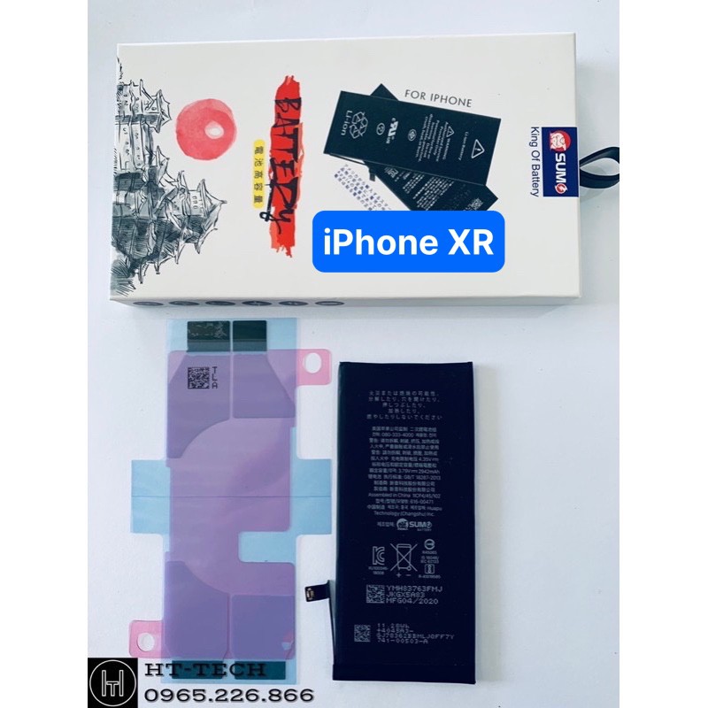 Pin iPhone XR - SUMO JAPAN . Bảo hành 12 tháng!