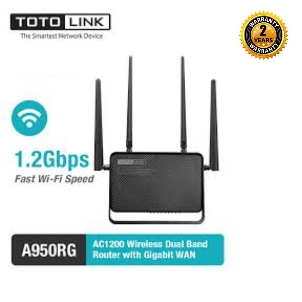 A3000RU - Router Wi-Fi Băng Tần Kép Gigabit AC1200 TOTOLINK