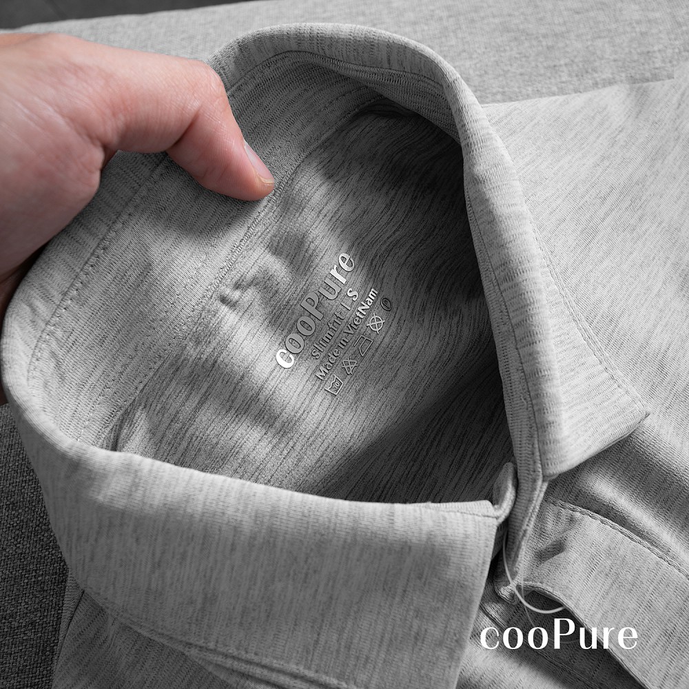 Áo thun polo nam cooPure chất liệu vải cắt tiêu Ex - Dry, thiết kế hiện đại NO.1264 (4 màu)