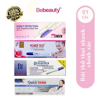 BÚT THỬ THAI NHANH EARLY DETECTION, QUICKTICK, QUICKTANA, POWER TEST HỘP 1 CÁI