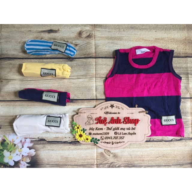 Áo ba lỗ cho bé 5-15kg