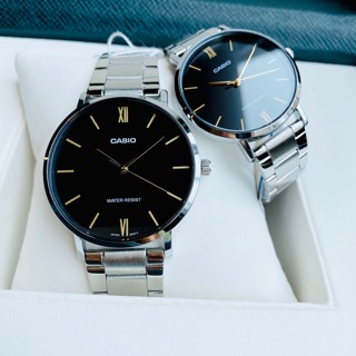 ĐỒNG HỒ CASIO DÂY KIM LOẠI NAM NỮ VT01 40mm/34mm
