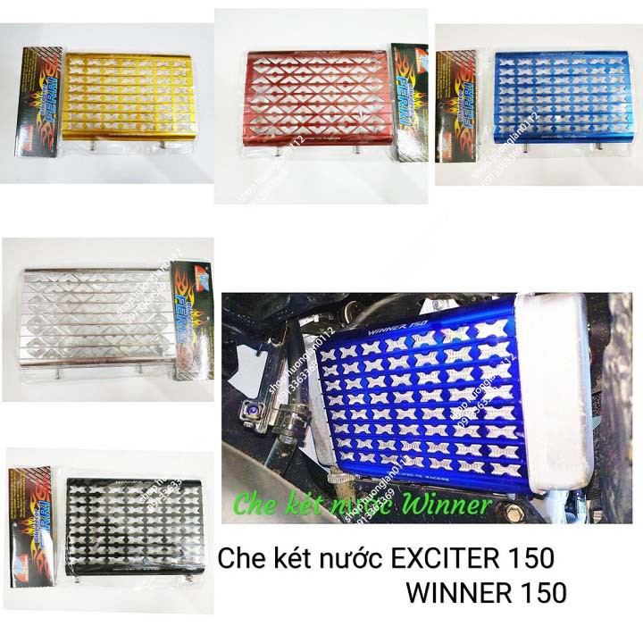 ( Hàng Chất, giá tốt ) Che Két Nước Exciter 150 - Winner 150 Hàng Dày Loại 1 ( giá 1 cái )