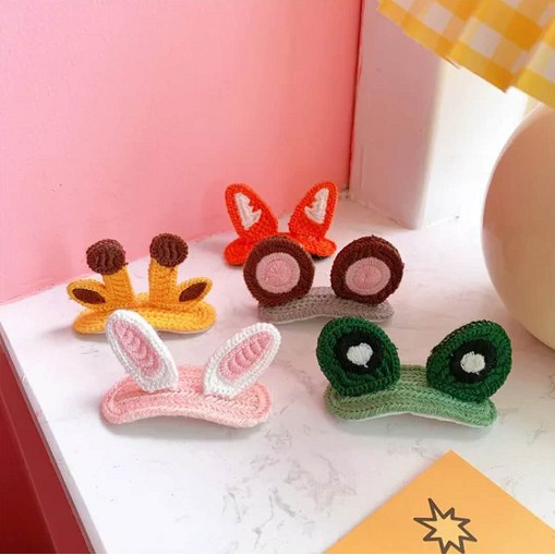 Kẹp Tóc Kiểu Dáng Tai Thỏ Đáng Yêu