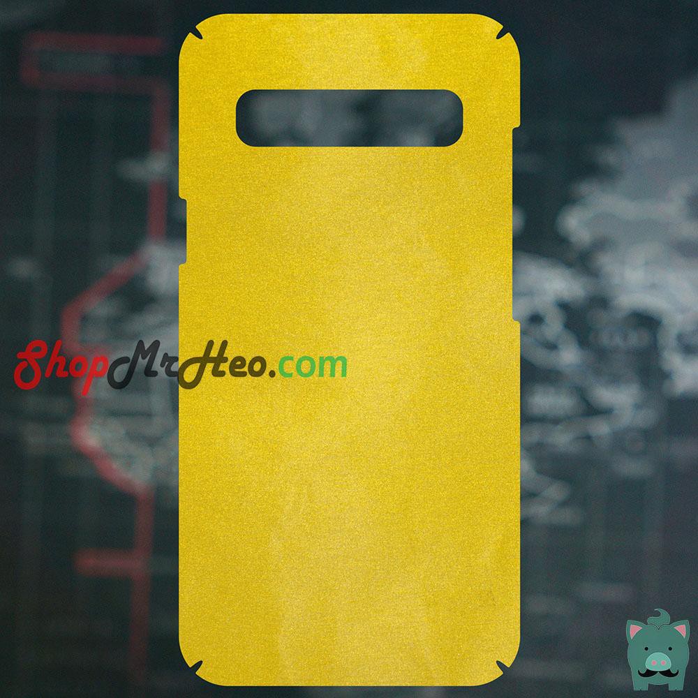 Skin Dán Mặt Sau Lưng Vân Nhôm Samsung Galaxy S10 - S10e - S10 Plus - S10 5G