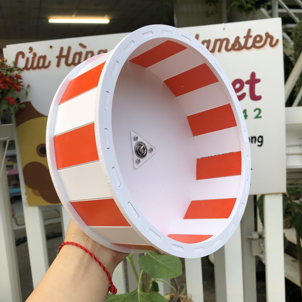 Wheel hamster, whell gỗ màu cho hamster, sóc, bọ, nhím