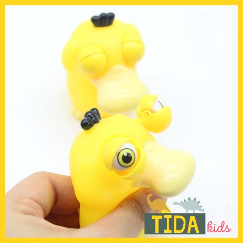 Vịt Bóp Lòi Mắt ⚡ HOT TREND ⚡ Pokemon PsyDuck Poping Out Eyes Squeeze Me, Đồ Chơi Xả Stress Dễ Thương Xua Tan Căng Thẳng