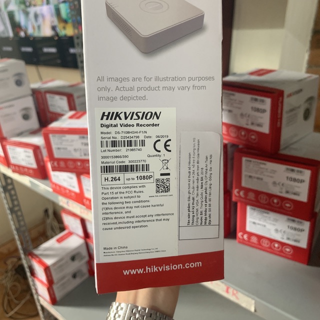 Đầu ghi hình HD-TVI 8 kênh TURBO 3.0 HIKVISION DS-7108HGHI-F1/N