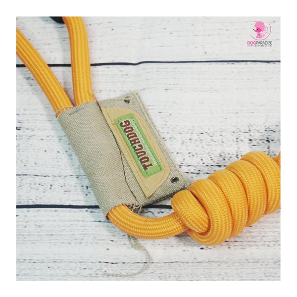Bộ dây dẫn vòng cổ chó mèo siêu chắc TOUCHDOG - Màu Cam - Dog Paradise