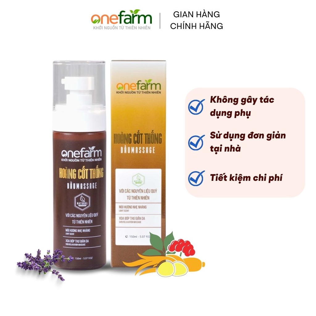 Dầu Xoa Bóp Xương Khớp Hoàng Cốt Thống 150ml