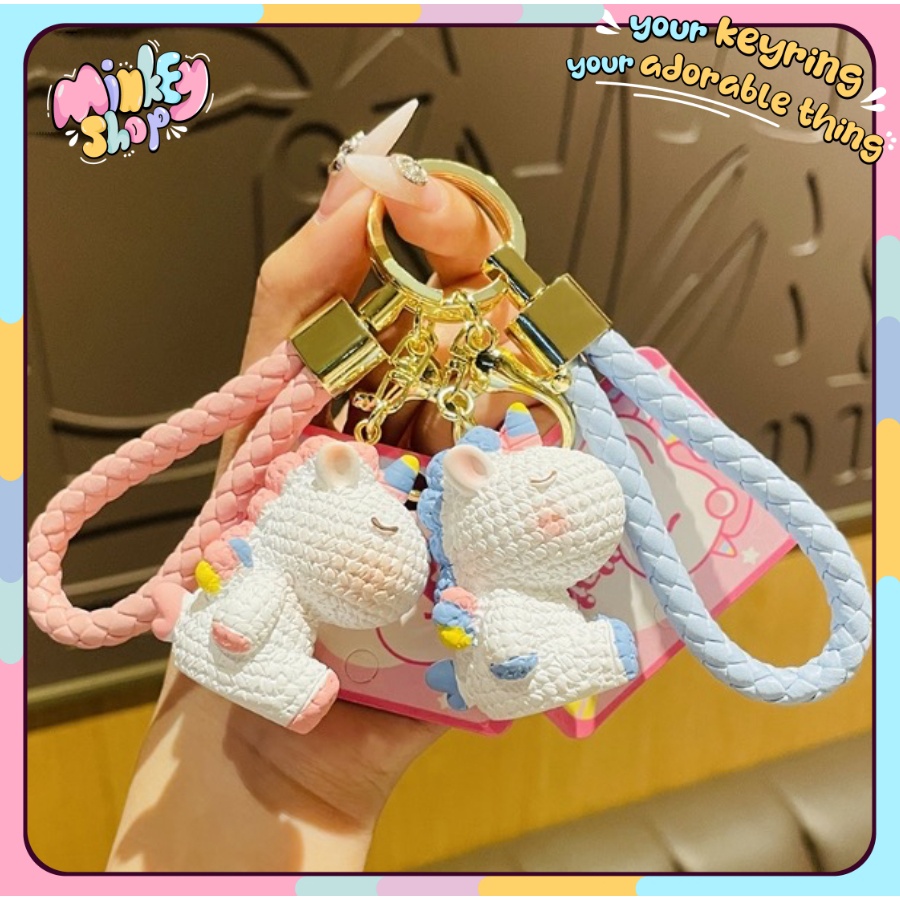 Móc Khóa Đẹp Hình Kì Lân Cute phụ kiện Túi Xách dễ thương -Minkey