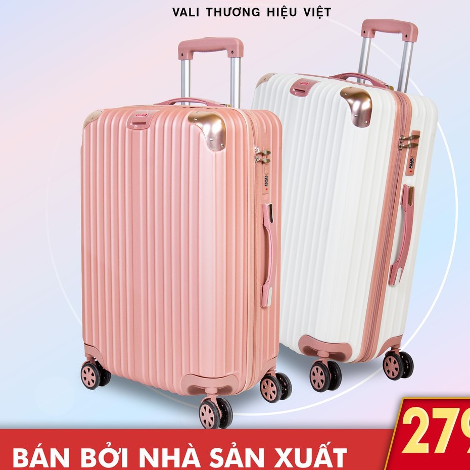 vali du lịch BAMOZO 8801 vali kéo nhựa size 20 inch size 24 inch