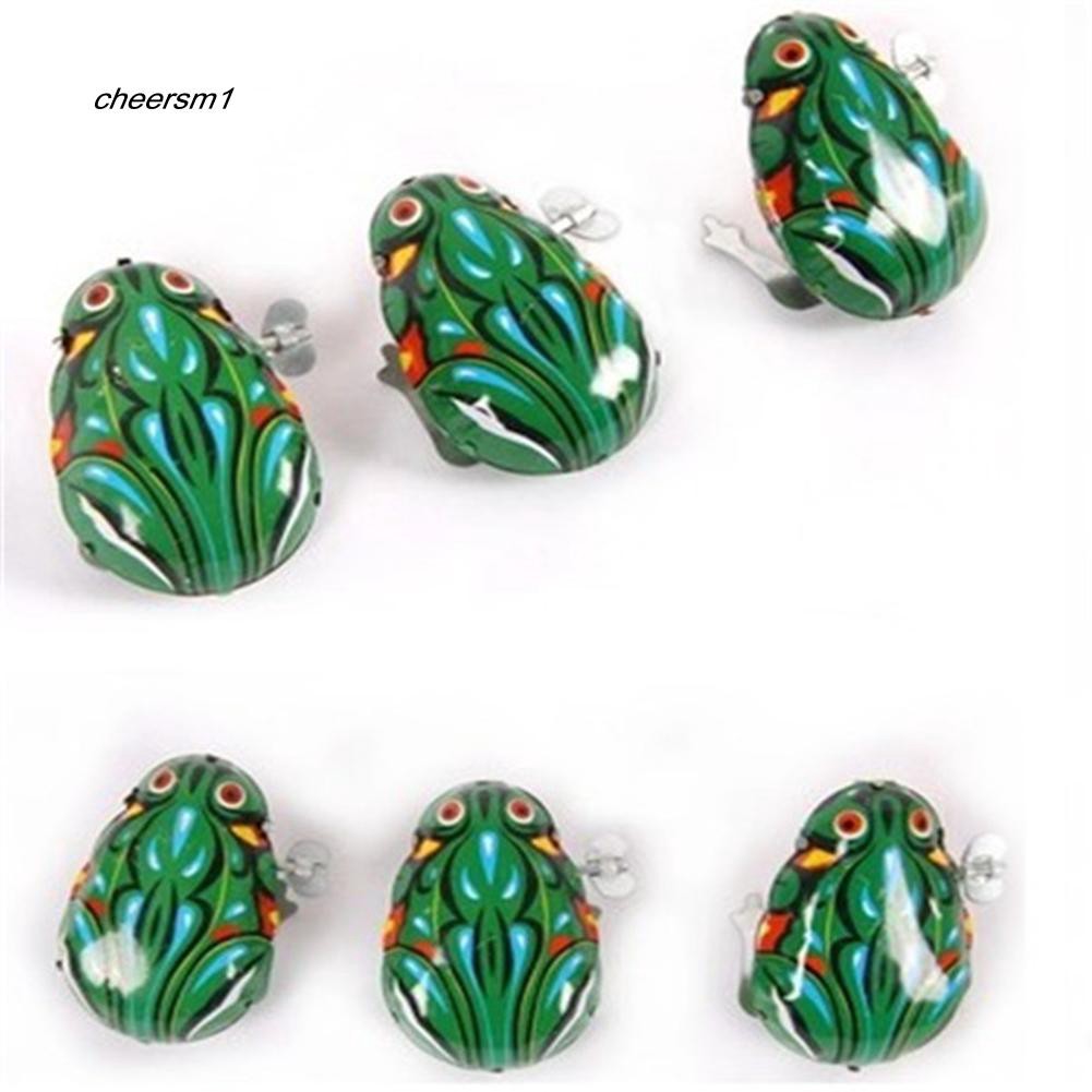 Đồ chơi con ếch nhảy lên dây cót cho bé trai