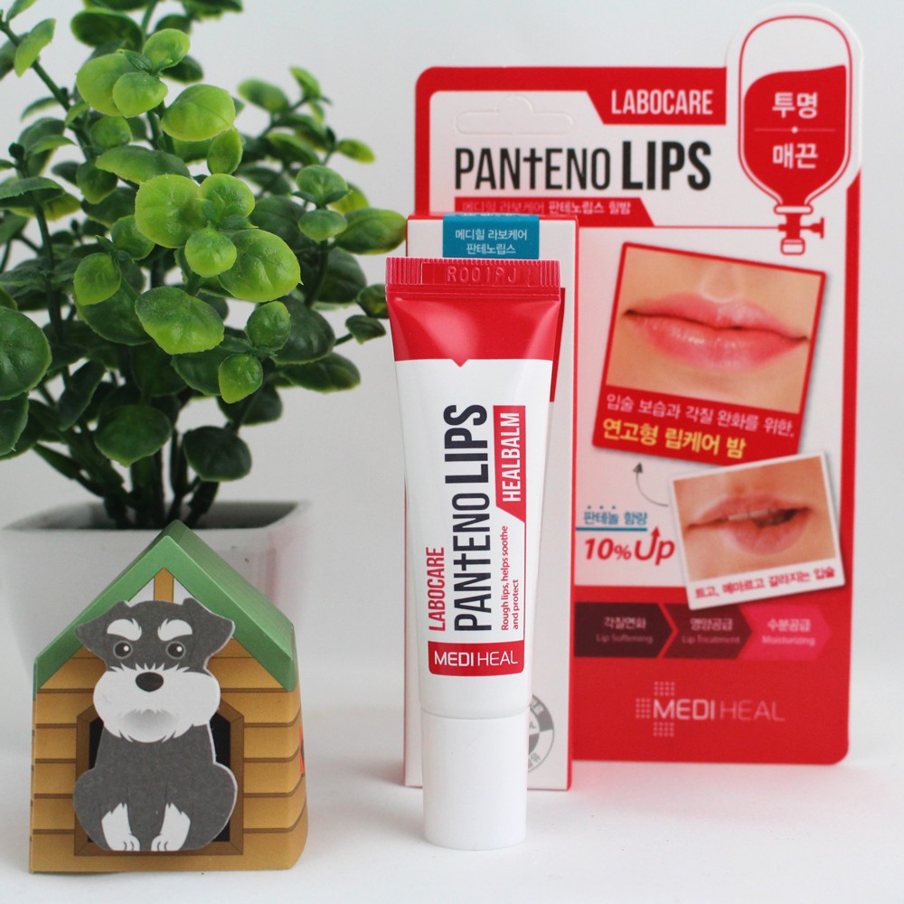 Son Dưỡng Hết Thâm Môi Ban Đêm Mediheal LABOCARE PAN+ENO LIPS 10ml - Màu Đỏ