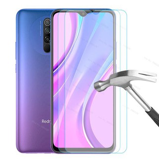 Kính cường lực trong suốt cho Xiaomi Redmi 9 (Kèm miếng lau)